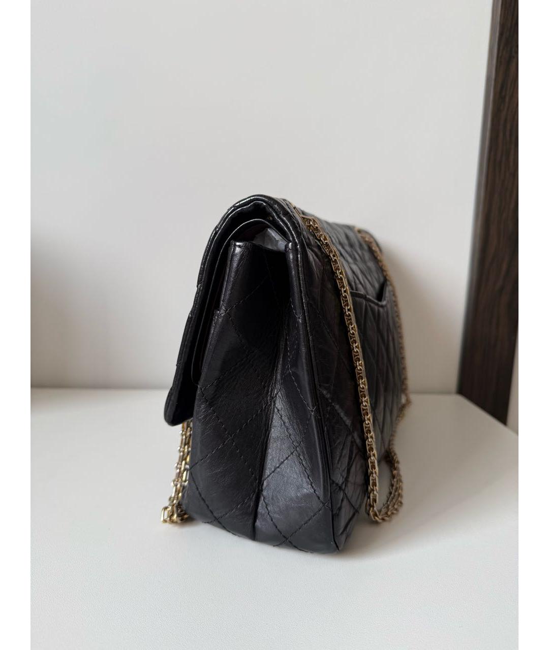 CHANEL Черная кожаная сумка через плечо, фото 6
