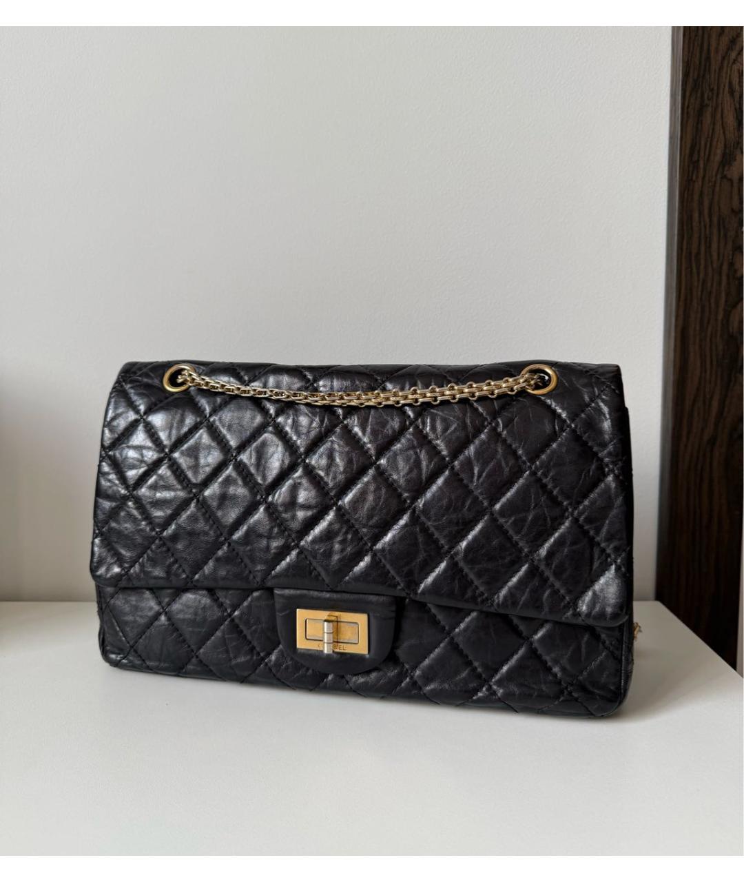 CHANEL Черная кожаная сумка через плечо, фото 2