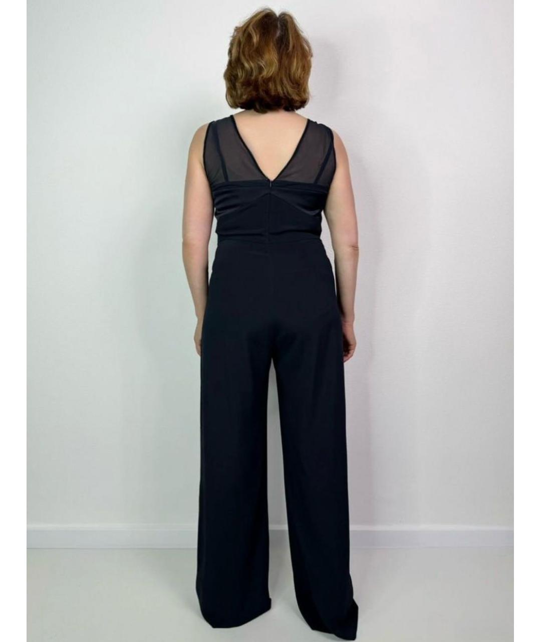 MAX MARA Черный вискозный комбинезон, фото 2