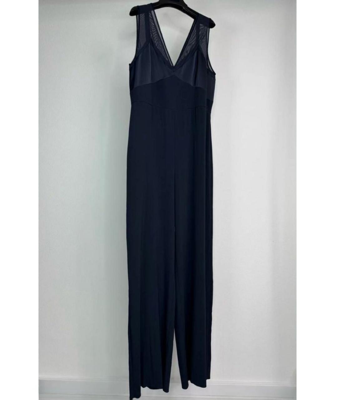 MAX MARA Черный вискозный комбинезон, фото 7