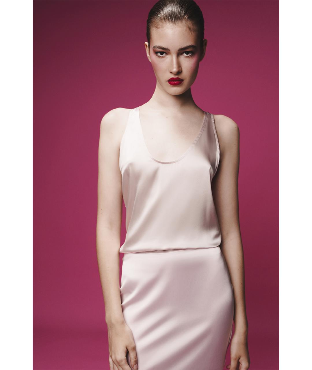 RASARIO Черная шелковая майка, фото 2