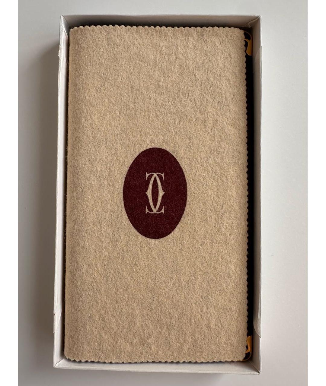 CARTIER Бордовый кожаный кошелек, фото 3