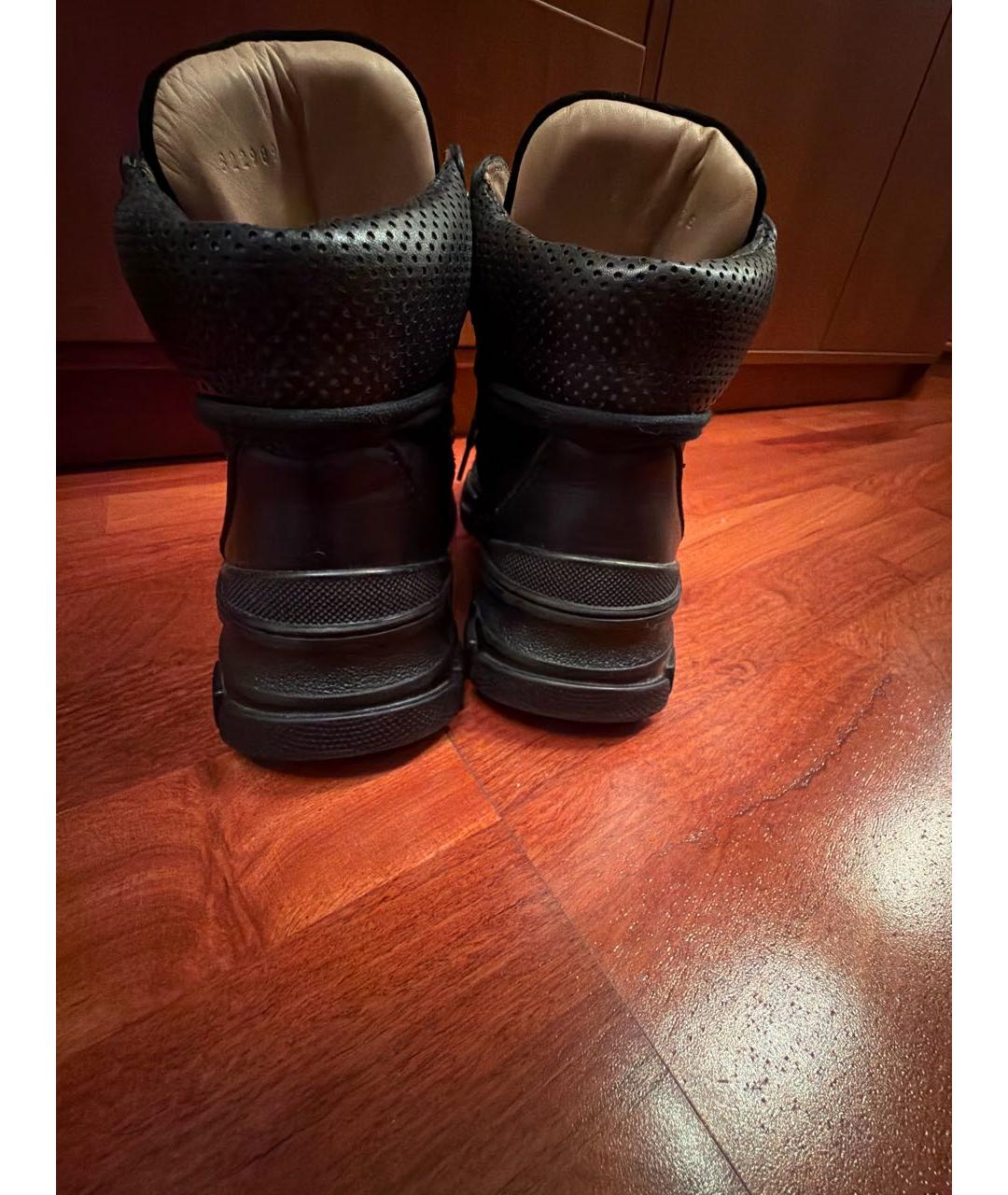 GUCCI Черные ботинки, фото 4