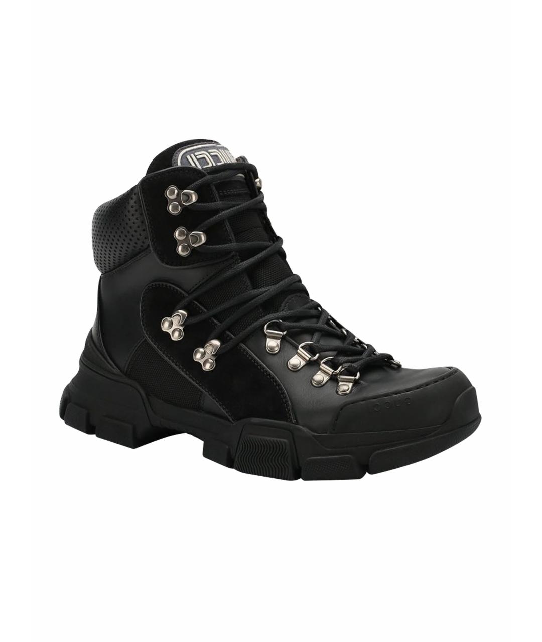 GUCCI Черные ботинки, фото 1