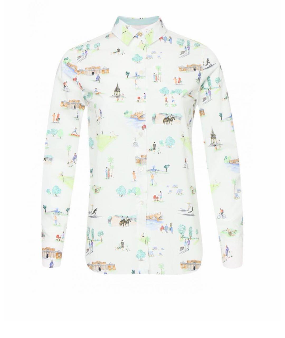 PAUL SMITH Белая хлопковая рубашка, фото 6