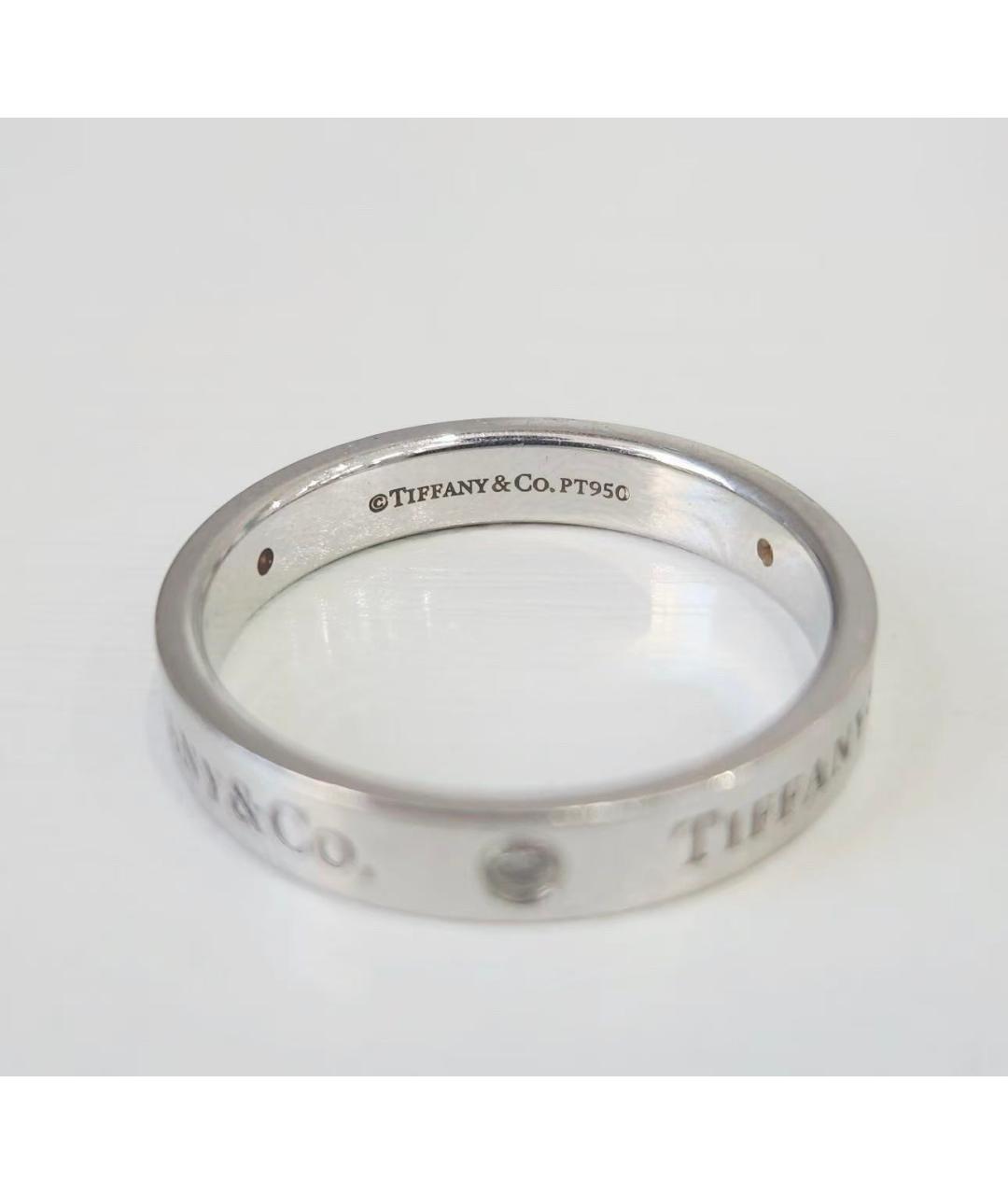 TIFFANY&CO Серебряное платиновое кольцо, фото 5