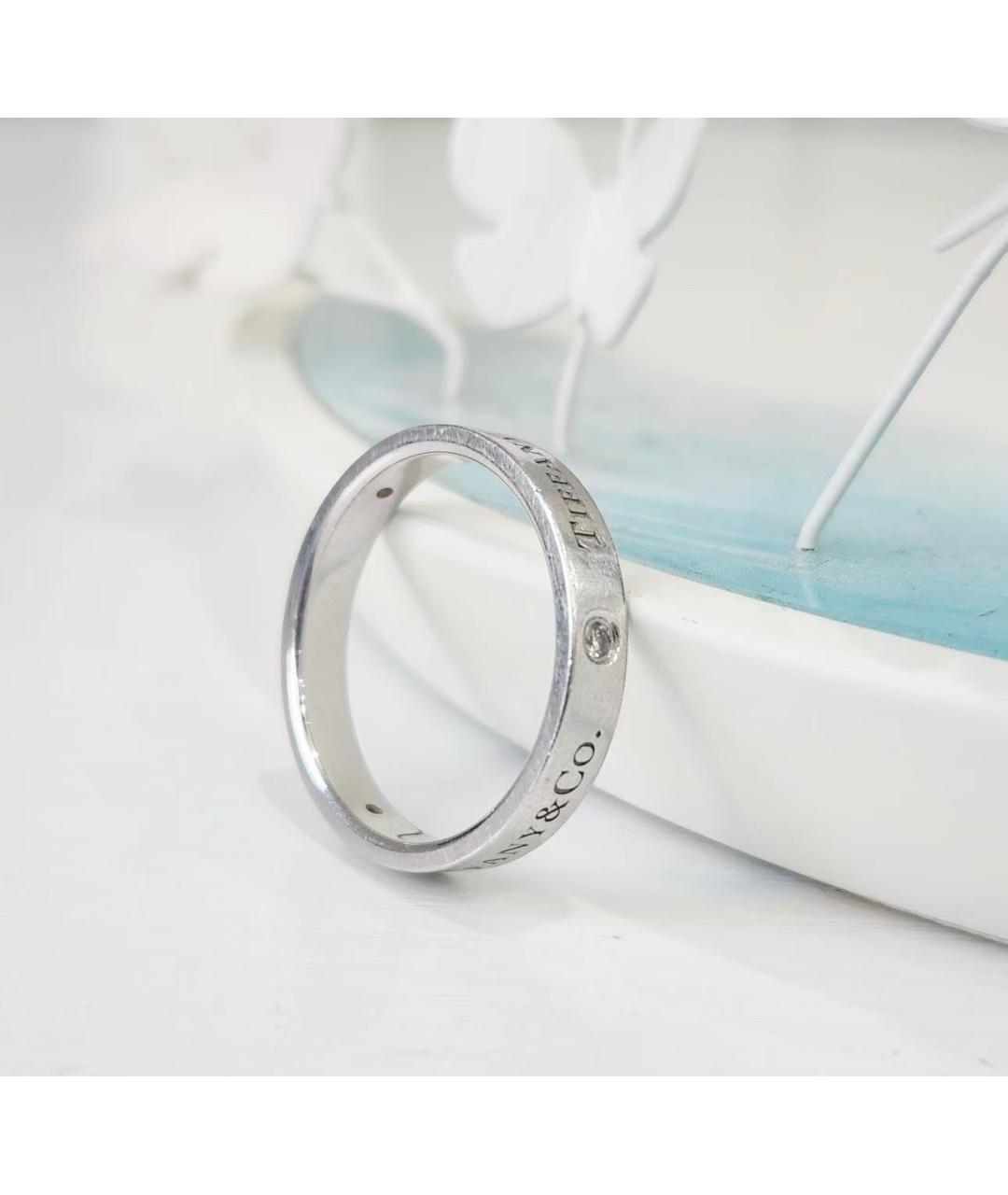 TIFFANY&CO Серебряное платиновое кольцо, фото 4
