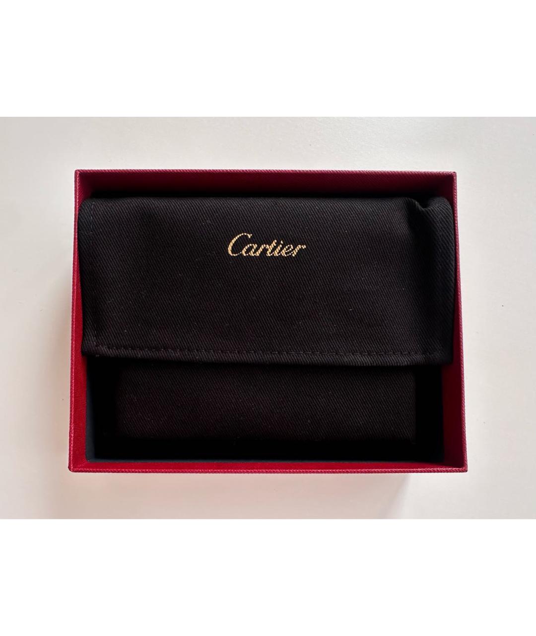 CARTIER Бордовый кожаный кошелек, фото 6