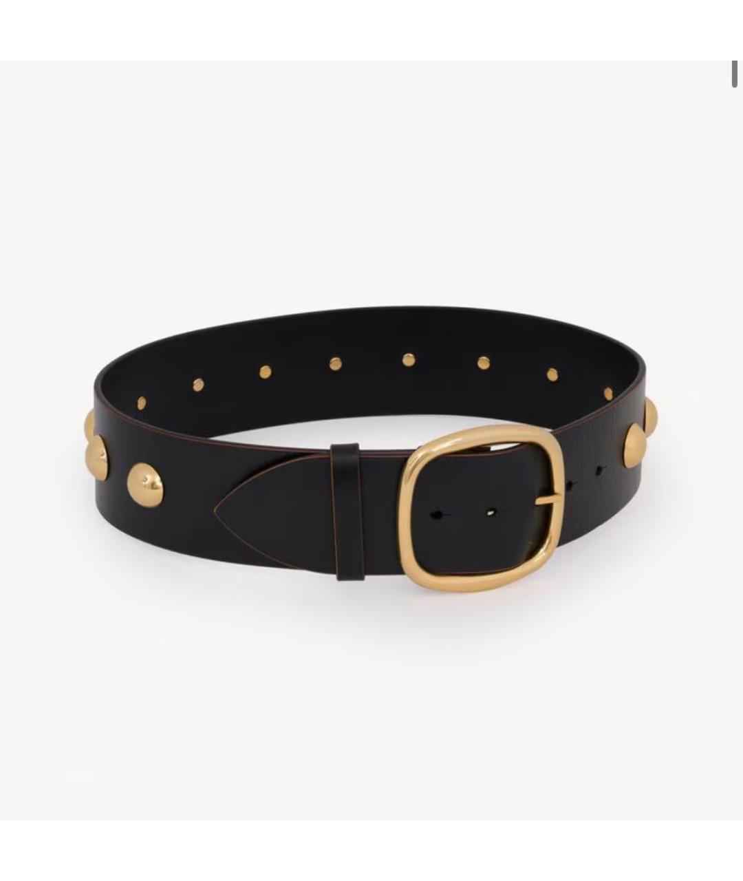 CHLOE Черный кожаный ремень, фото 1