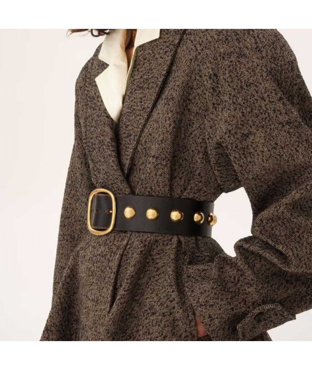 CHLOE Черный кожаный ремень, фото 2