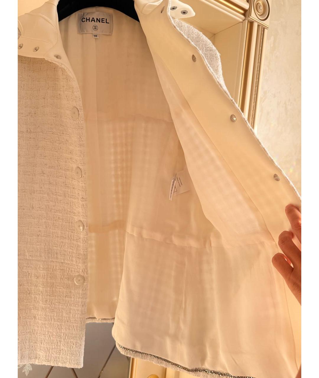 CHANEL Белая куртка, фото 7