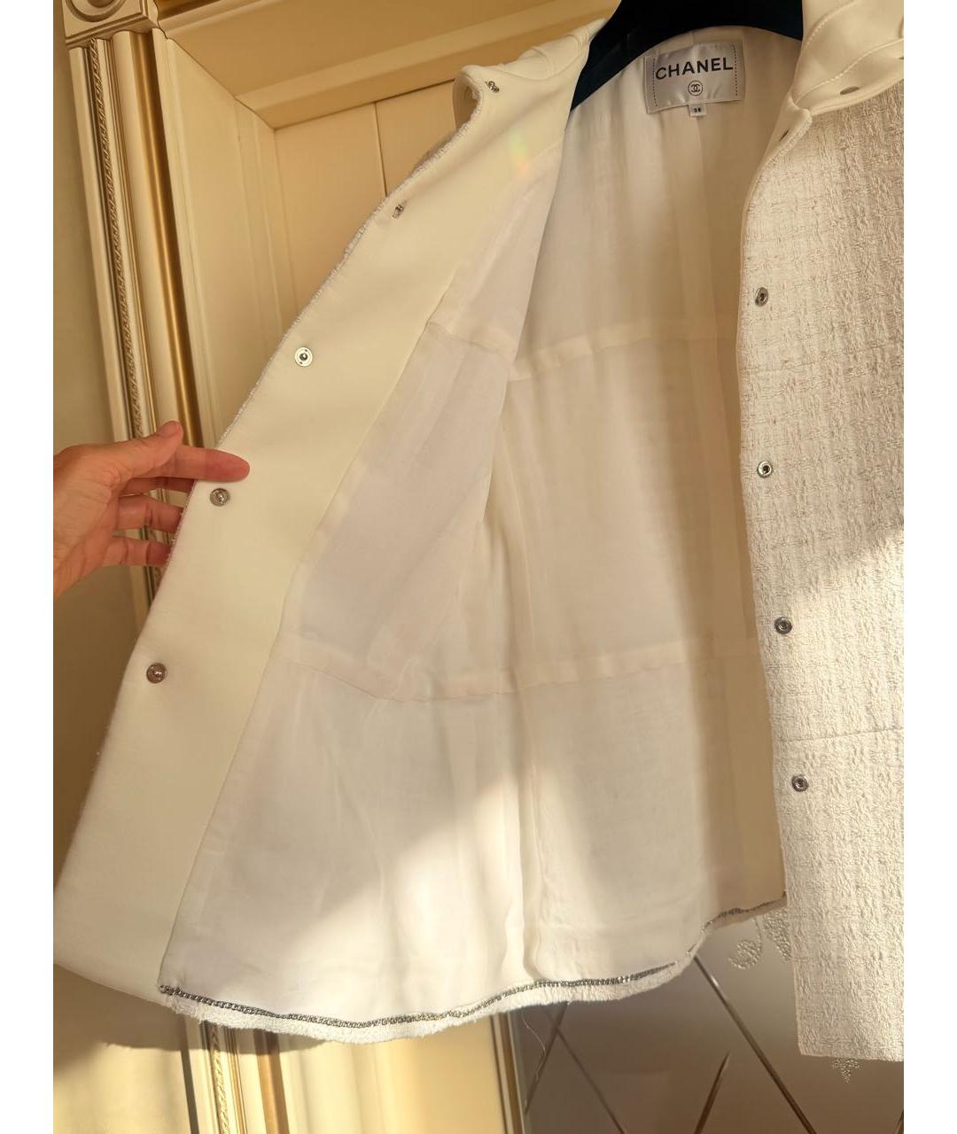 CHANEL Белая куртка, фото 8