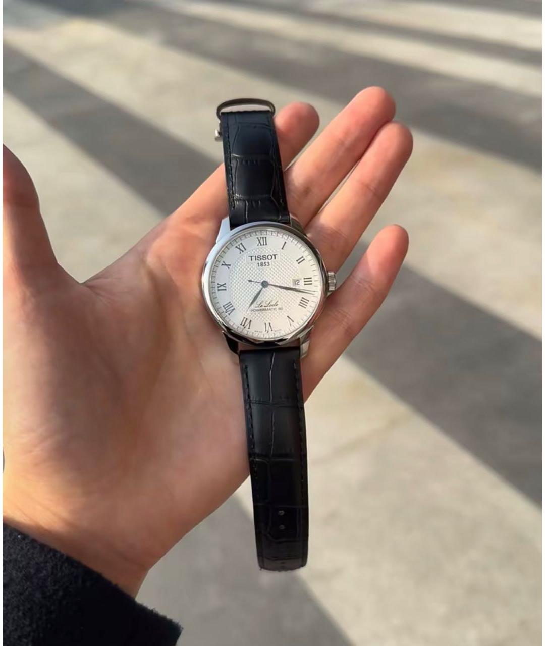 TISSOT Белые стальные часы, фото 3