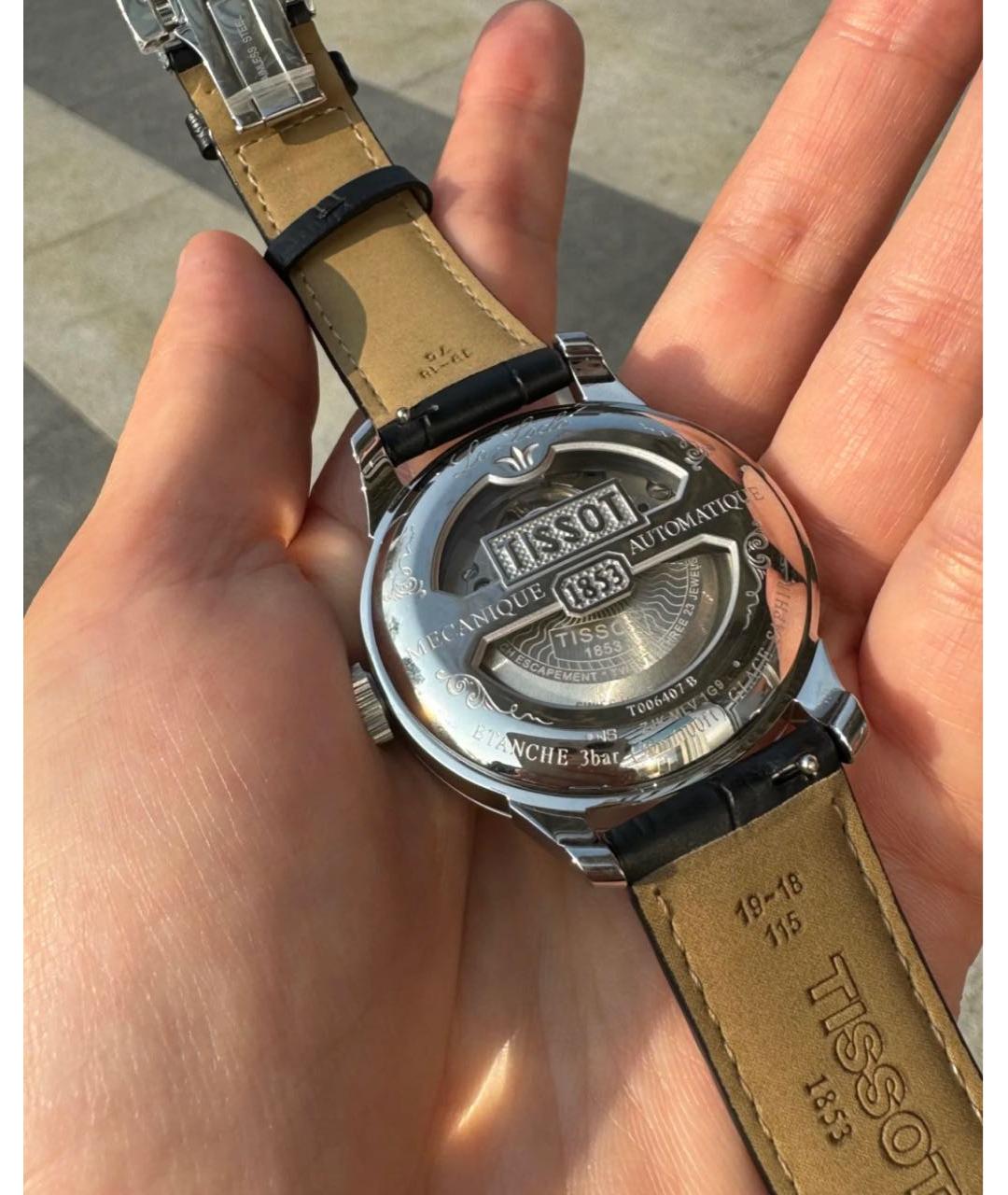 TISSOT Белые стальные часы, фото 2