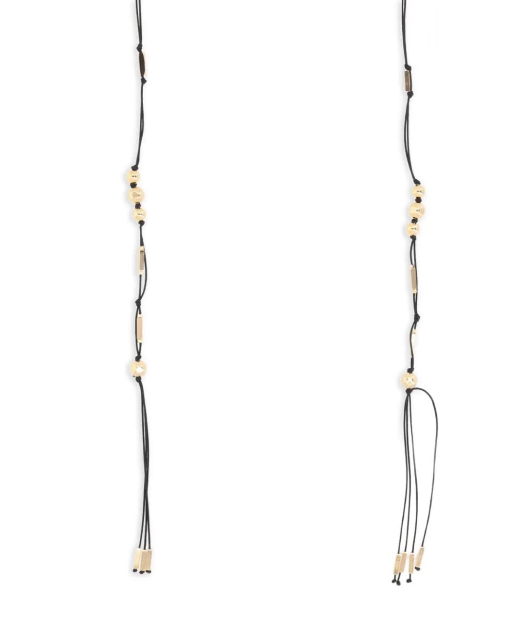 ISABEL MARANT Черная латунная цепочка, фото 2