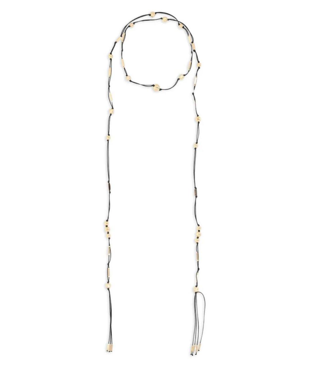 ISABEL MARANT Черная латунная цепочка, фото 1