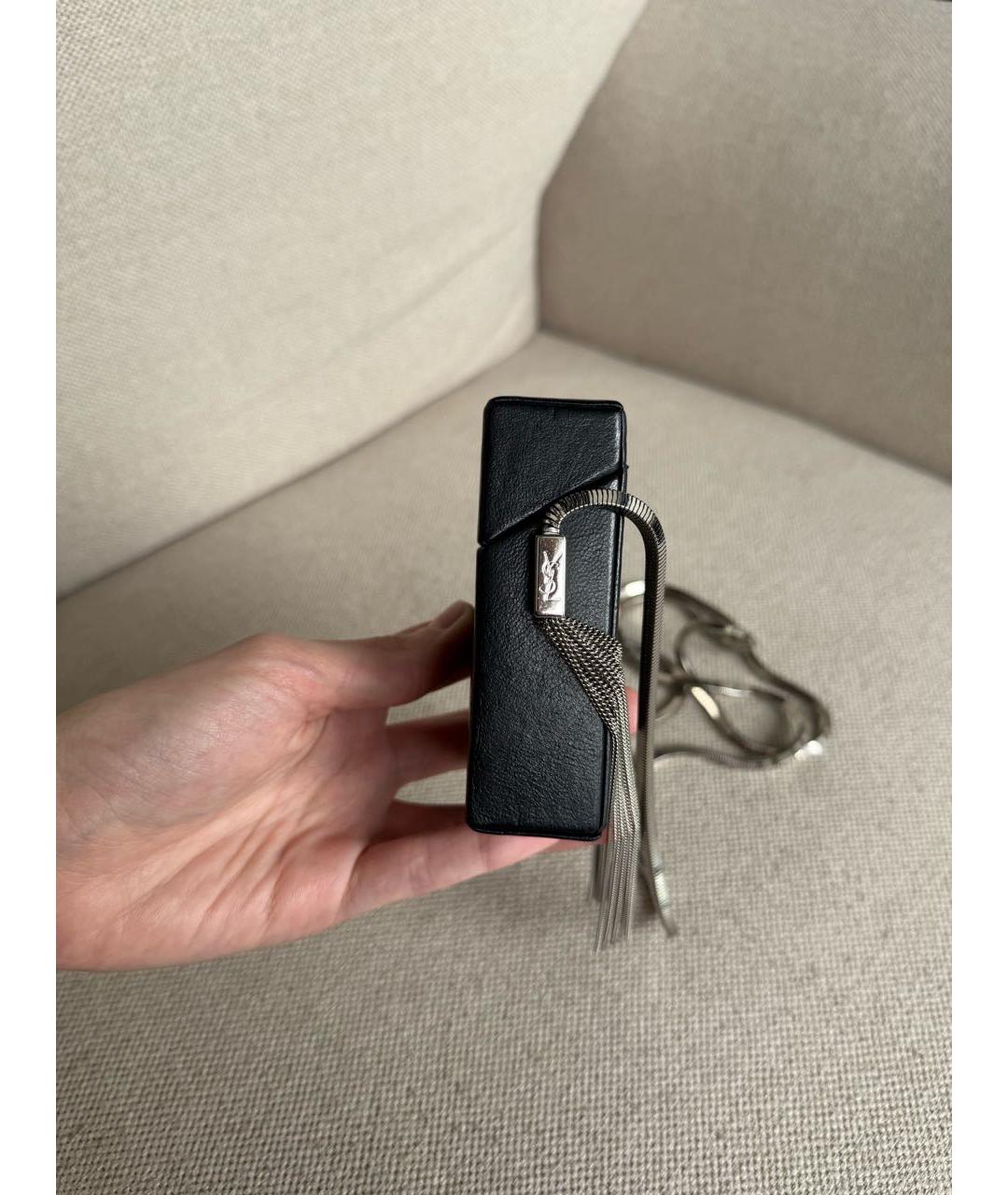 SAINT LAURENT Черная сумка через плечо, фото 4
