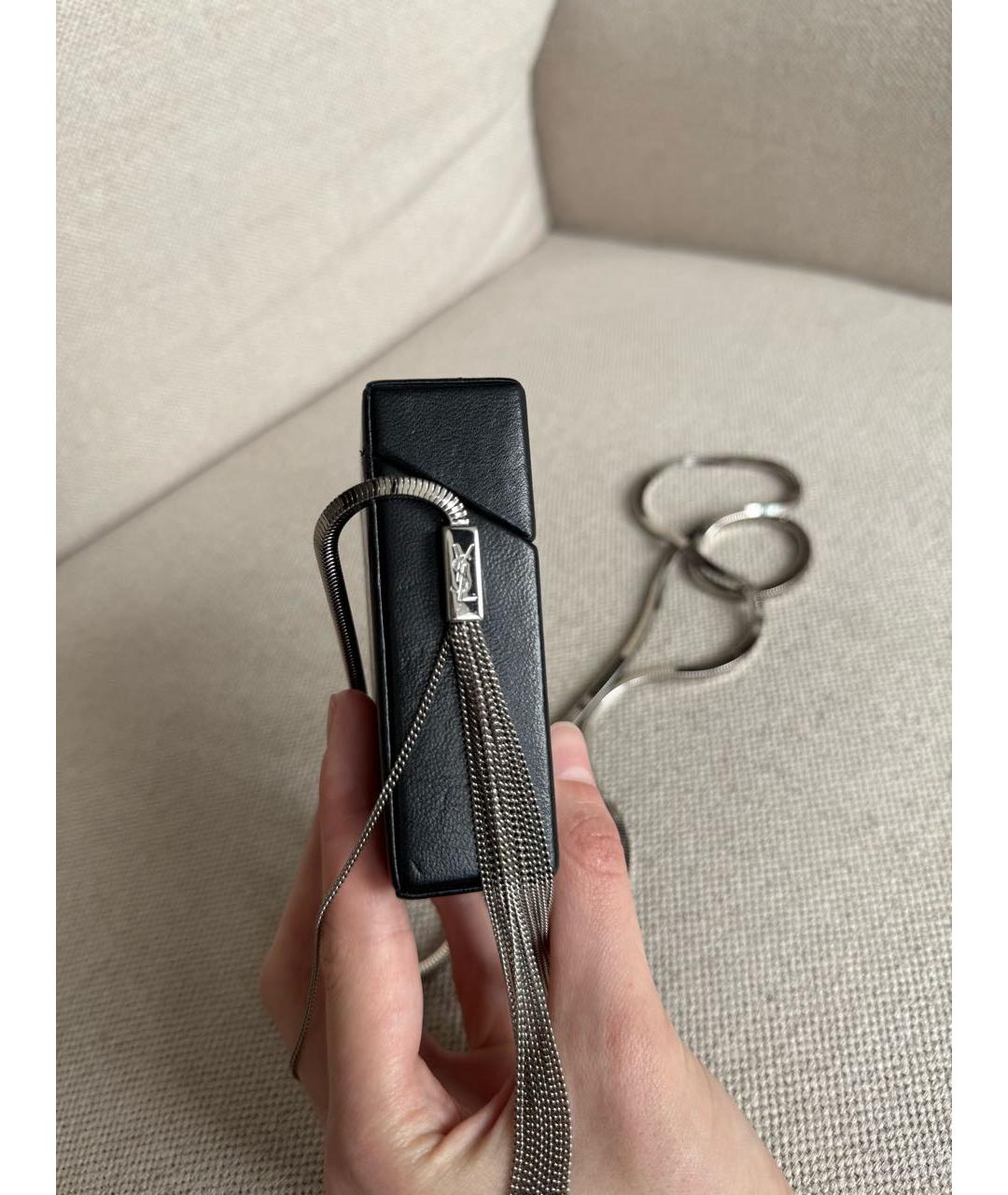 SAINT LAURENT Черная сумка через плечо, фото 5