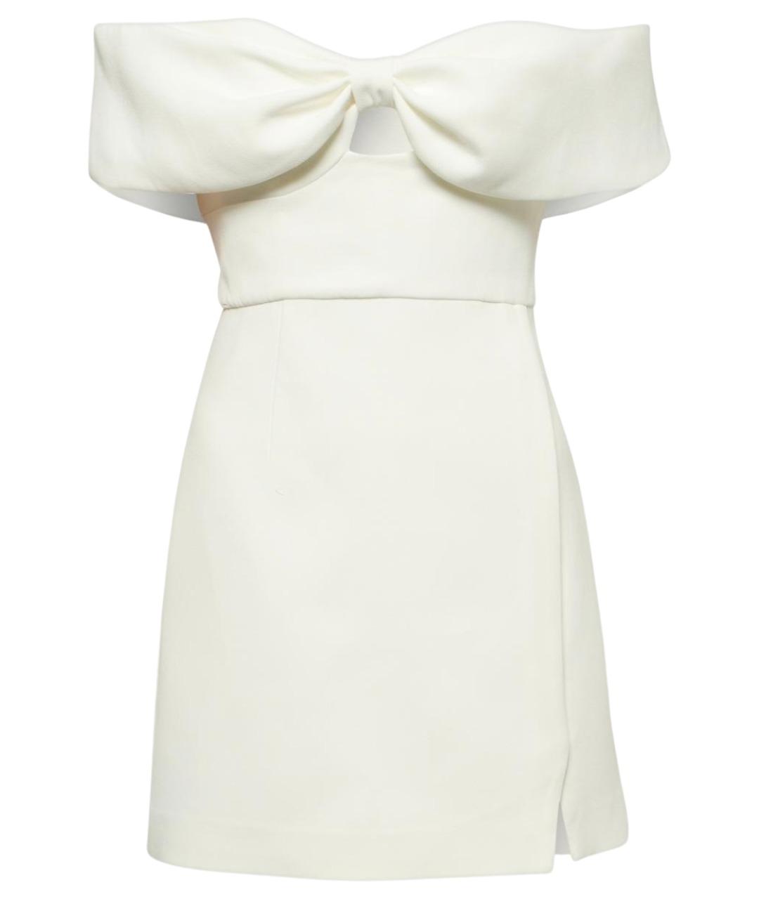 SELF-PORTRAIT Белое полиэстеровое коктейльное платье, фото 1