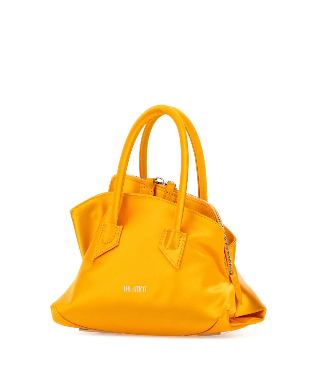 THE ATTICO Желтая тканевая сумка тоут, фото 2