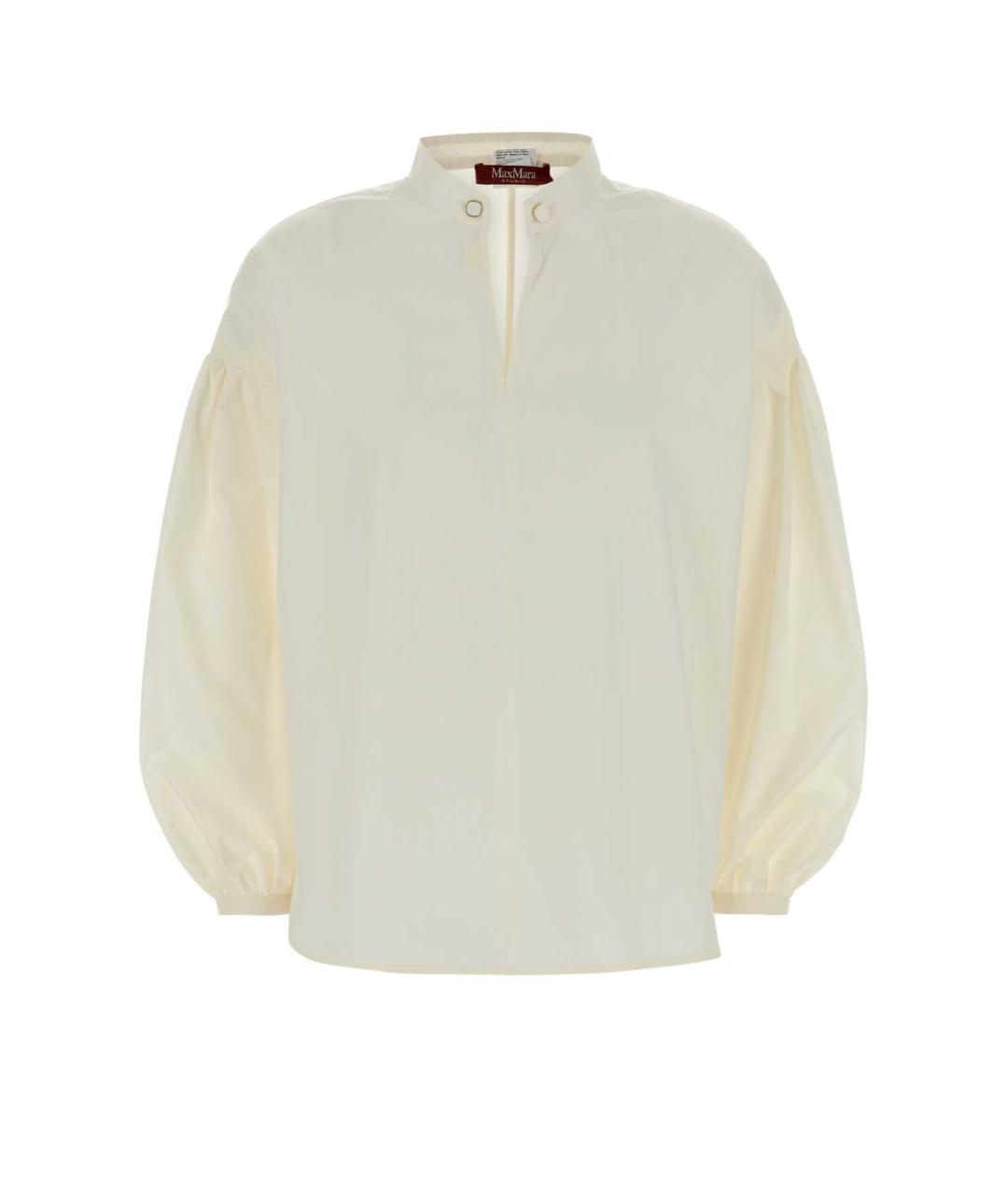 MAX MARA STUDIO Белая хлопковая блузы, фото 1