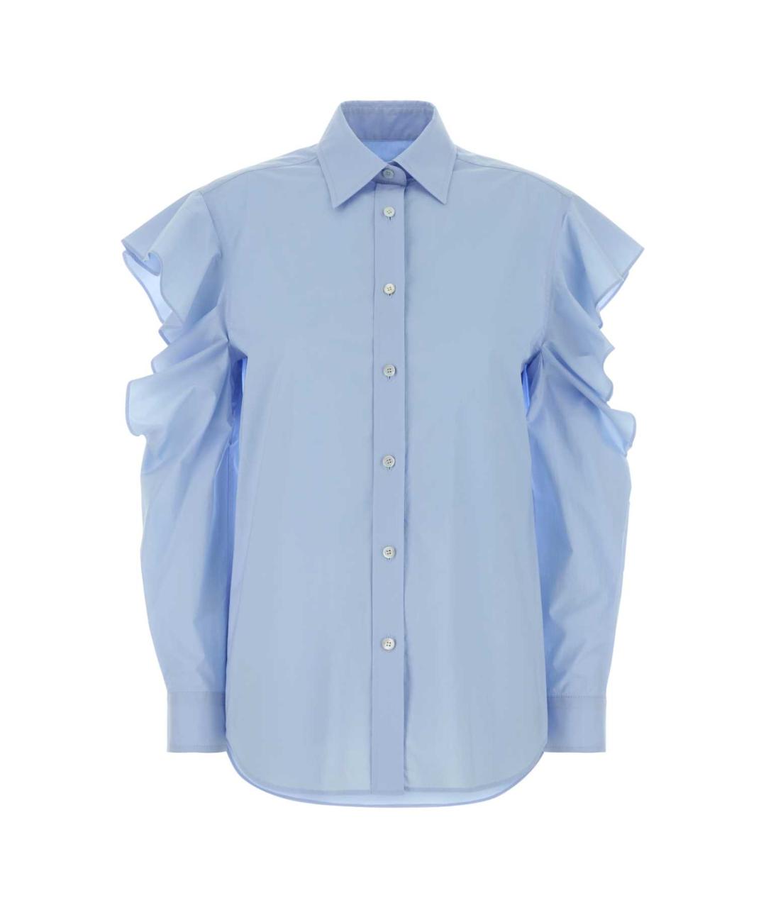 MOSCHINO Голубая хлопковая рубашка, фото 1