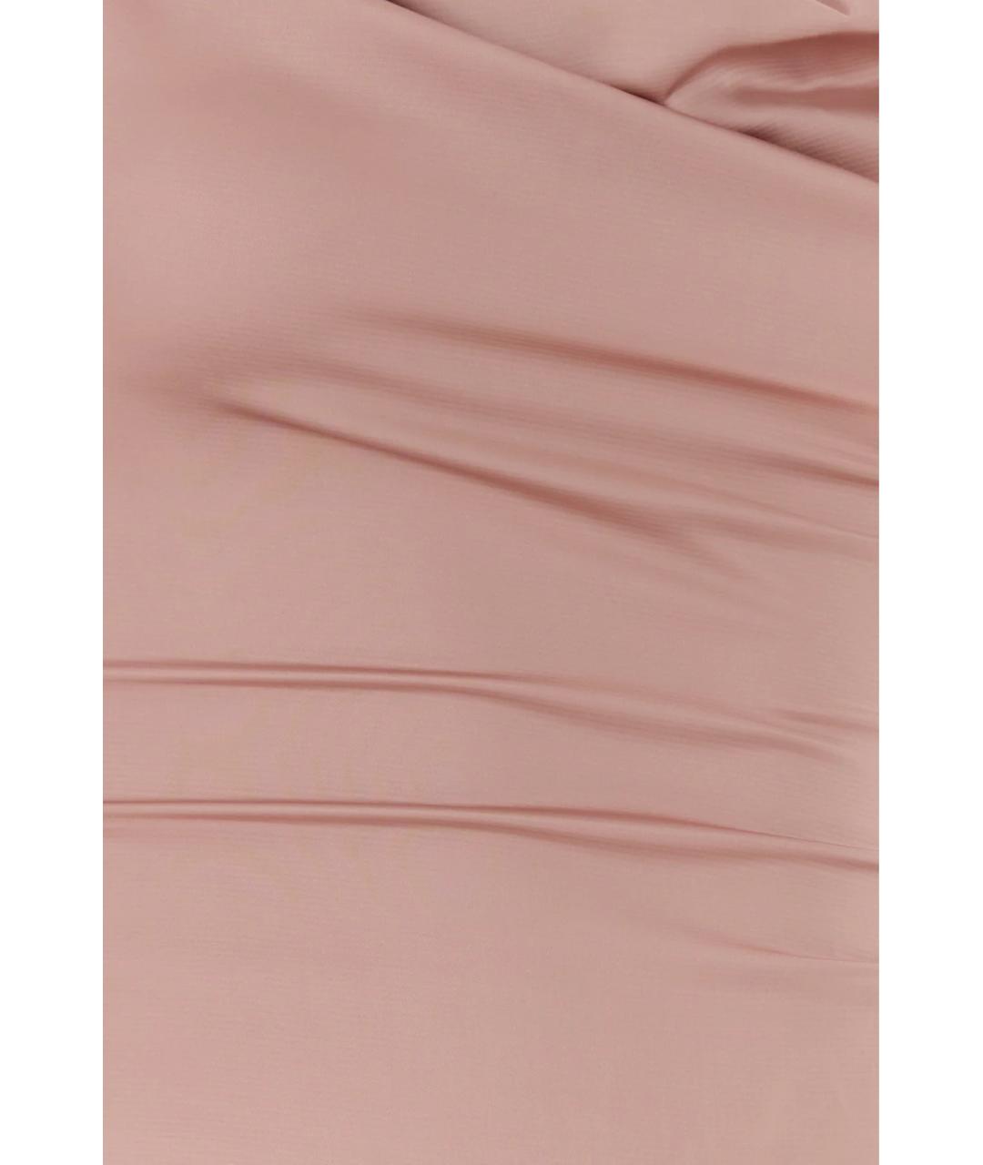 BLUMARINE Розовое вискозное вечернее платье, фото 3