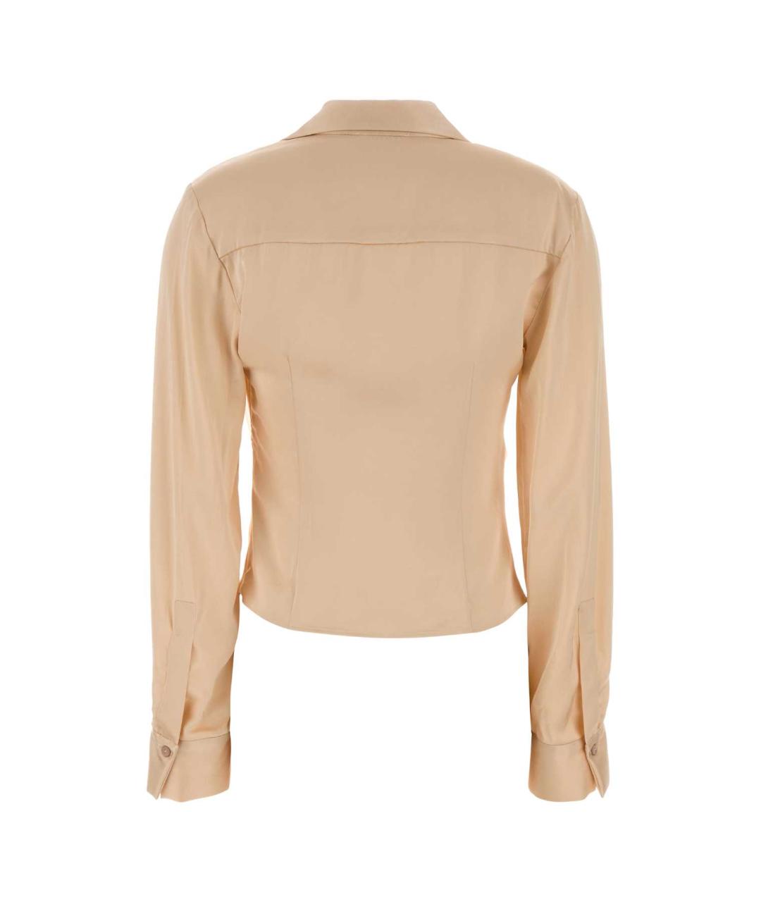 BLUMARINE Оранжевая вискозная блузы, фото 2