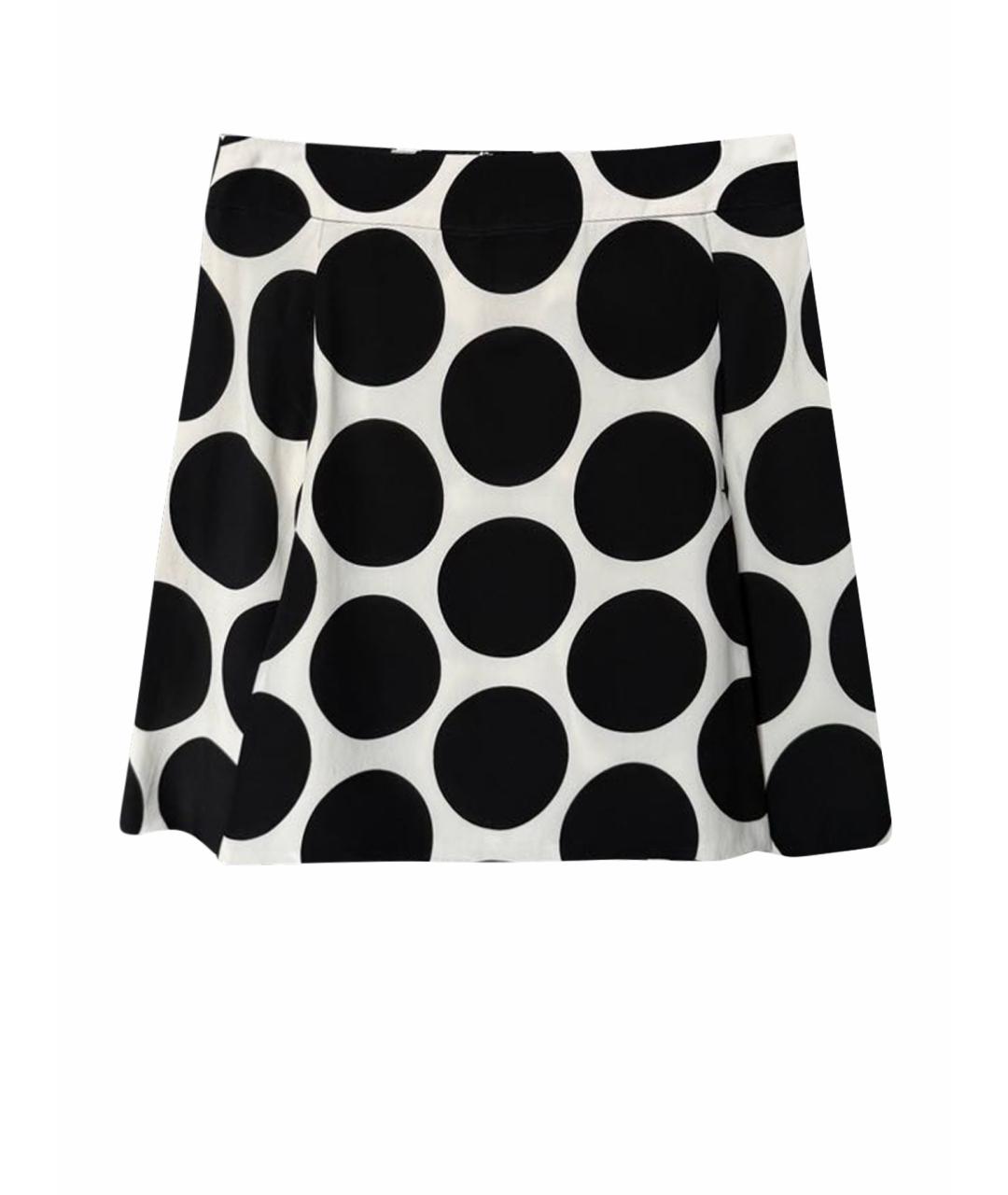 DOLCE&GABBANA Черная шелковая юбка мини, фото 1