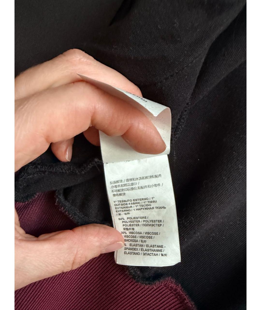 PINKO Черная вискозная куртка, фото 2