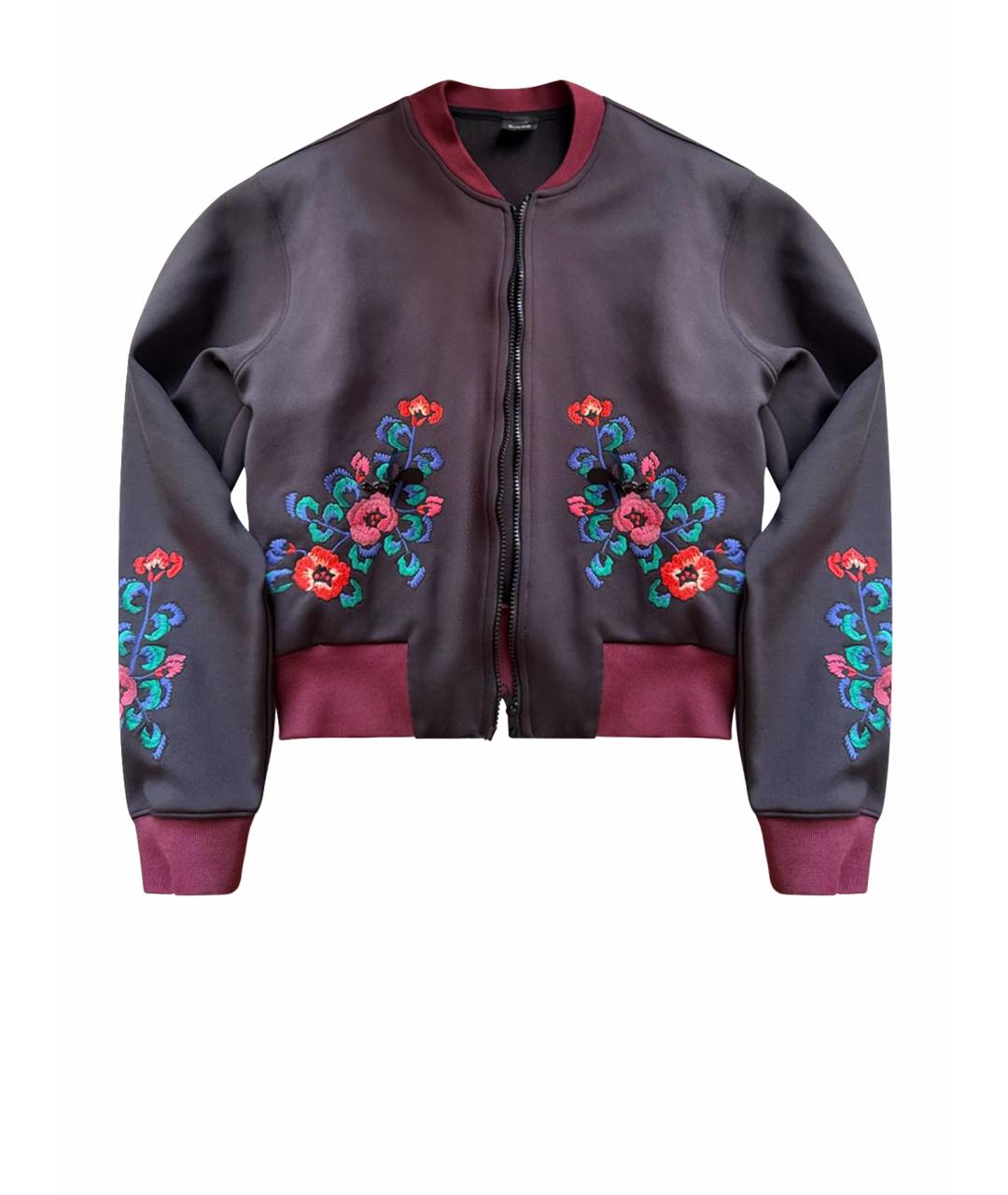 PINKO Черная вискозная куртка, фото 1