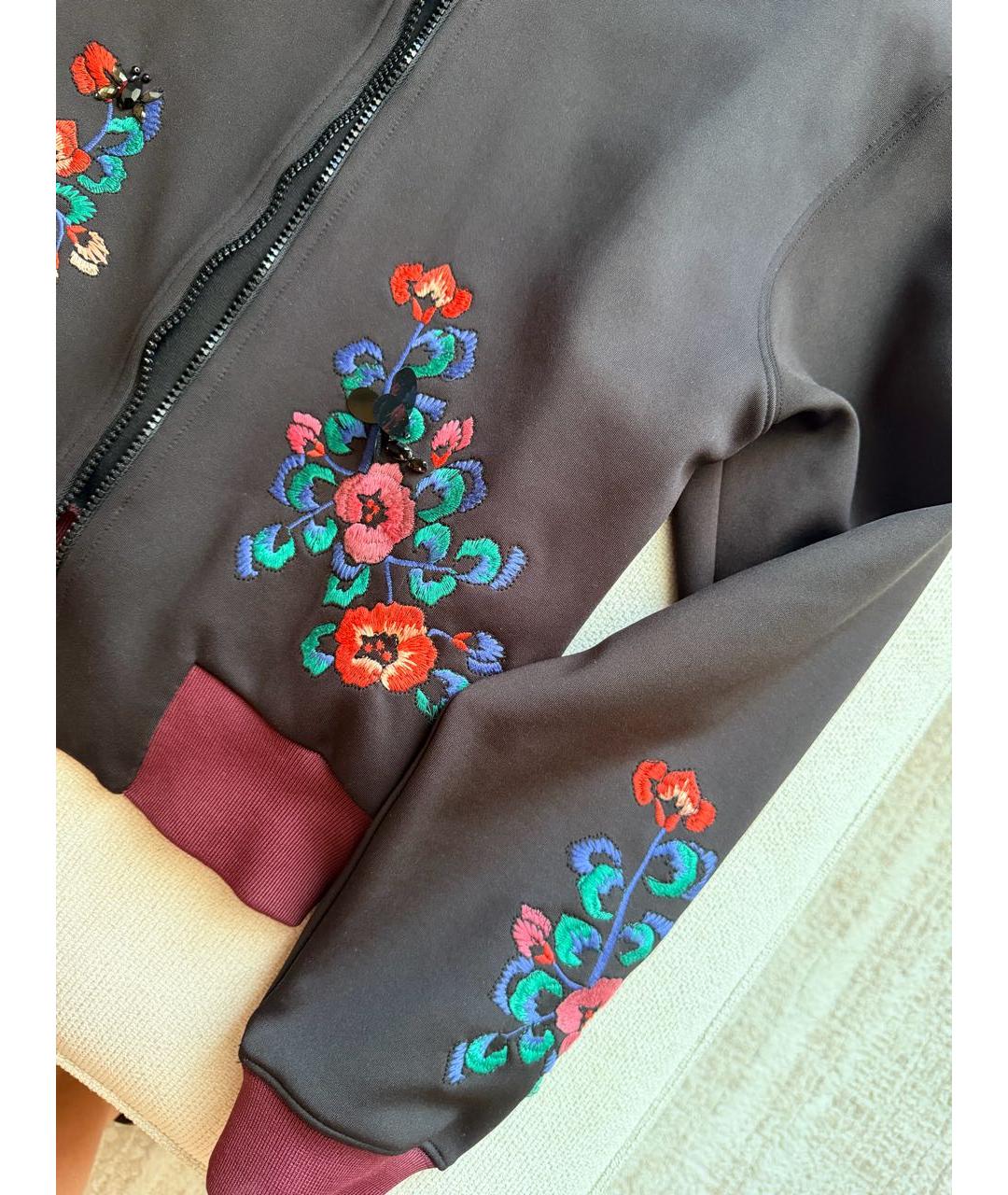 PINKO Черная вискозная куртка, фото 3