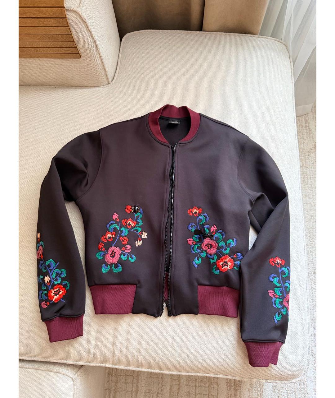 PINKO Черная вискозная куртка, фото 4