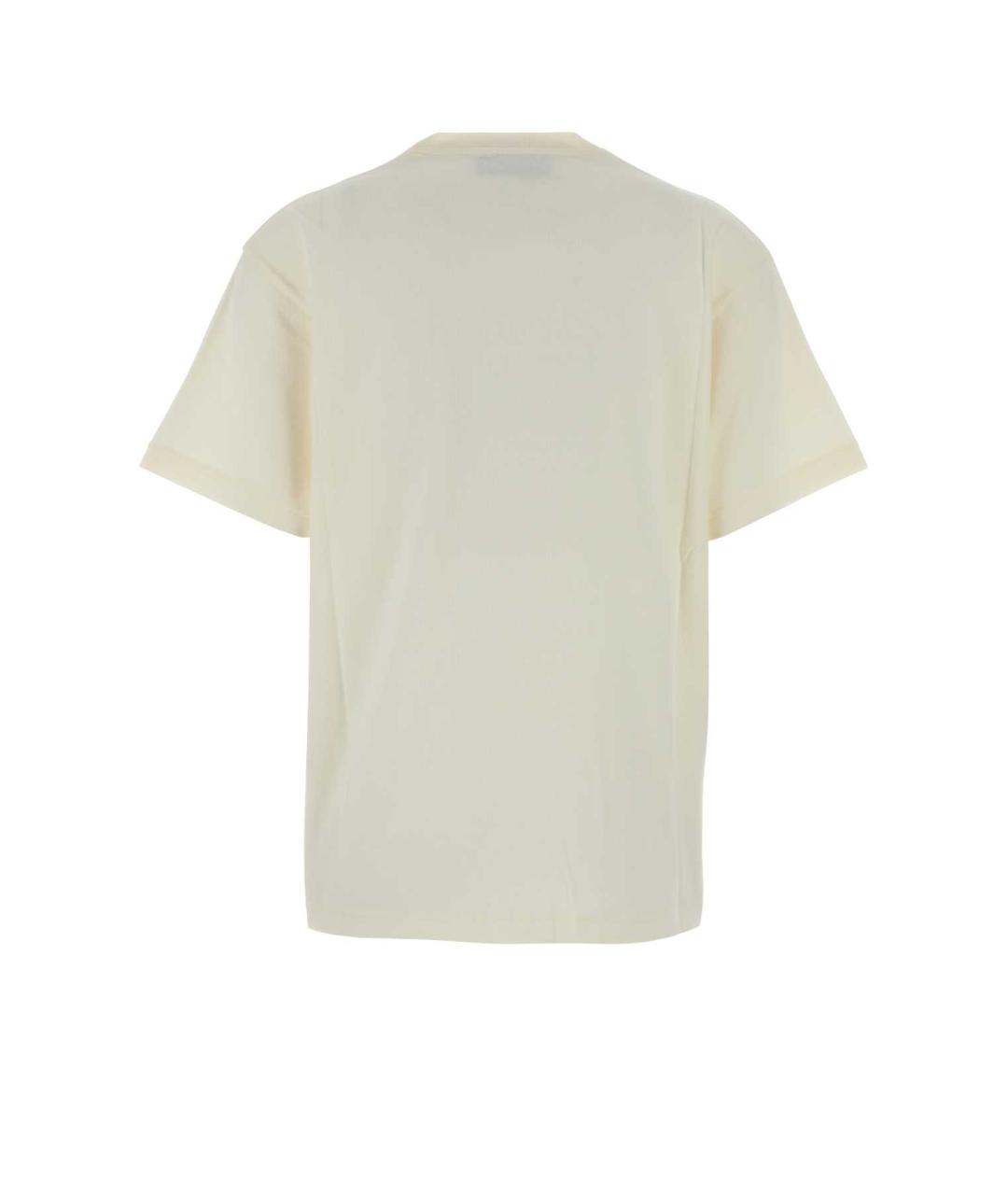 GUCCI Бежевая хлопковая футболка, фото 2