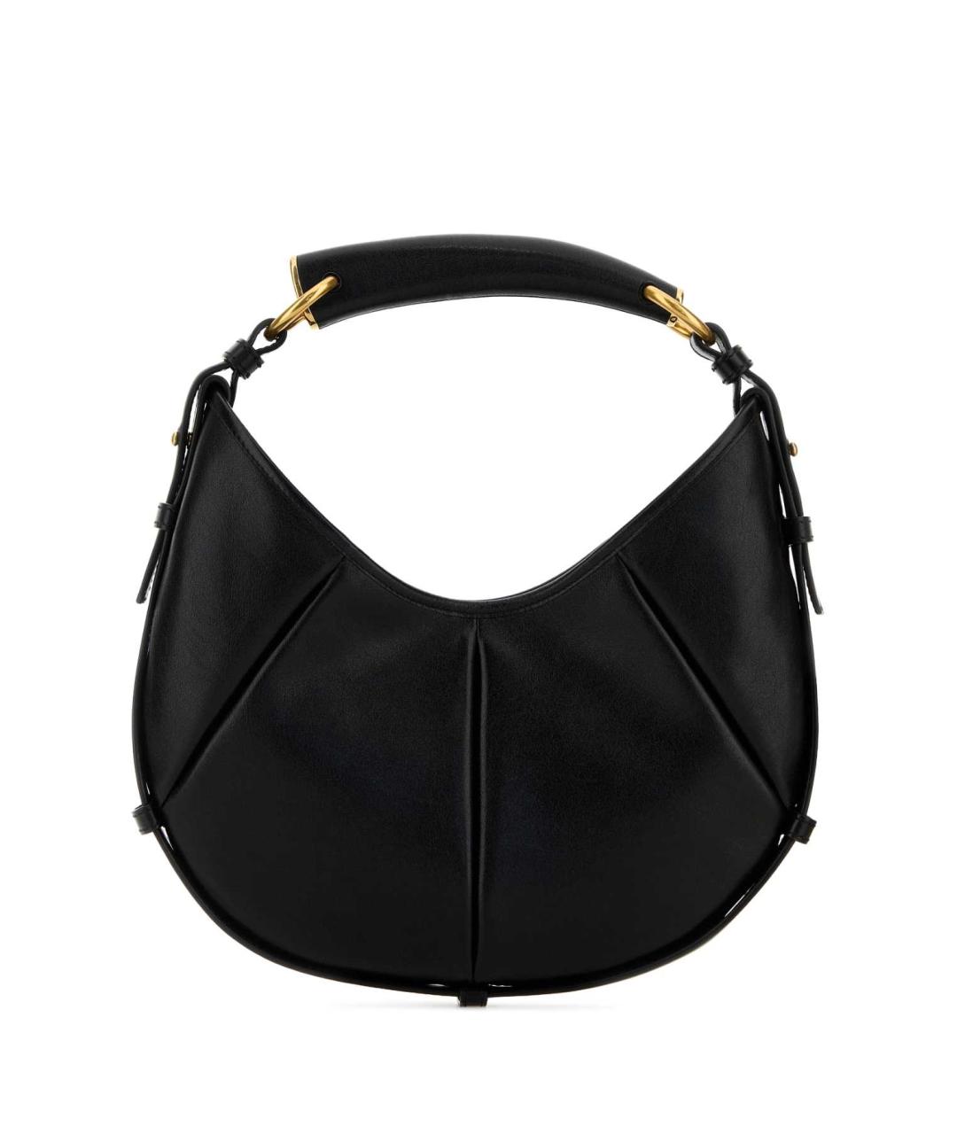 SAINT LAURENT Черная кожаная сумка через плечо, фото 1