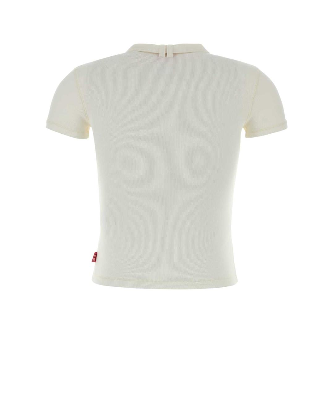 DIESEL Белая хлопковая футболка, фото 2