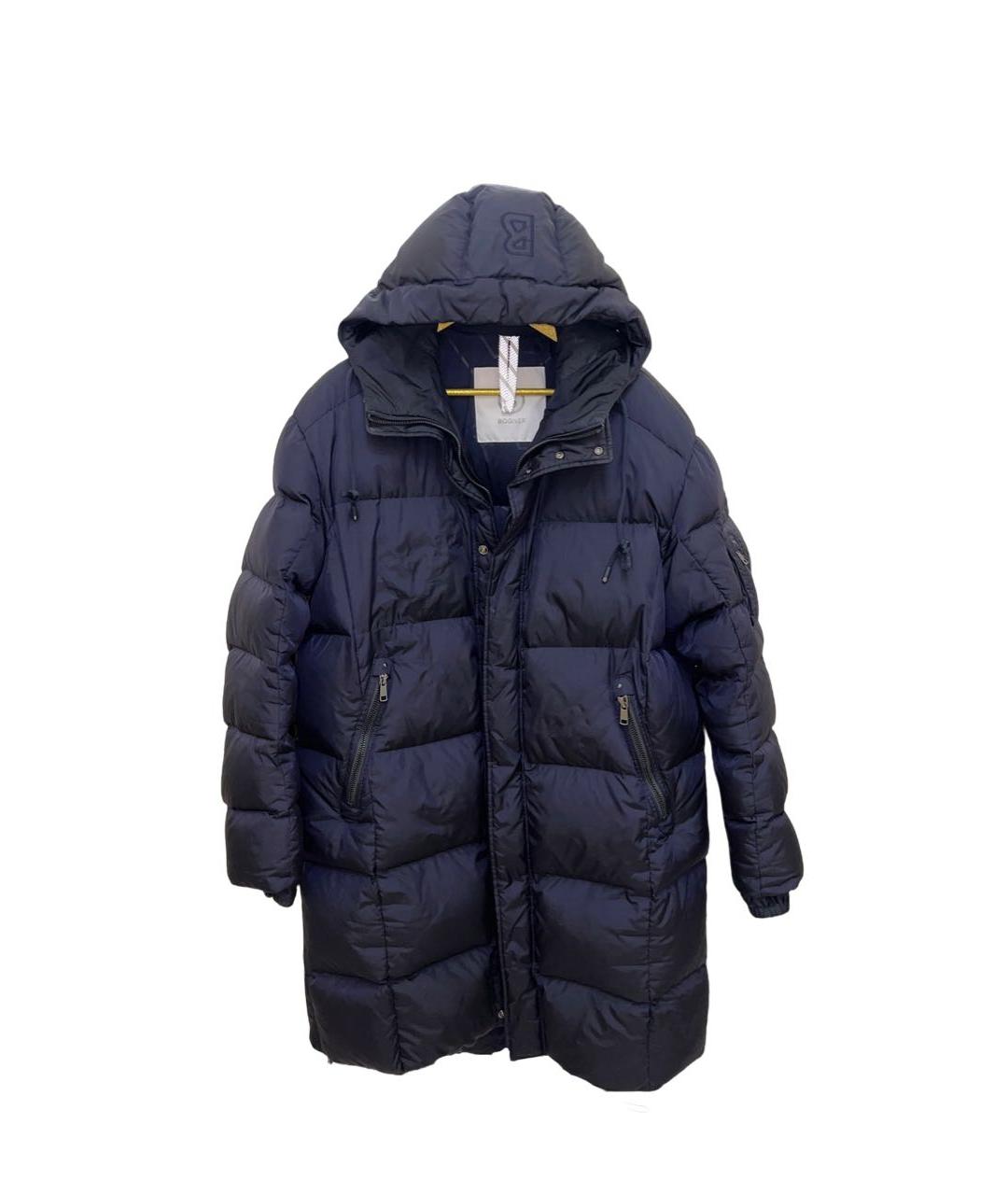 BOGNER Темно-синий полиамидовый пуховик, фото 5