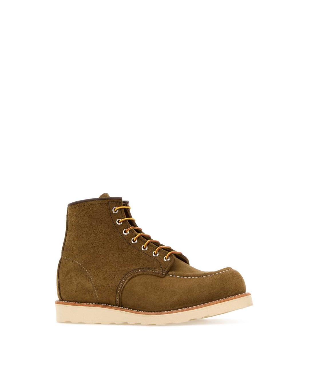 RED WING Зеленые замшевые высокие ботинки, фото 2