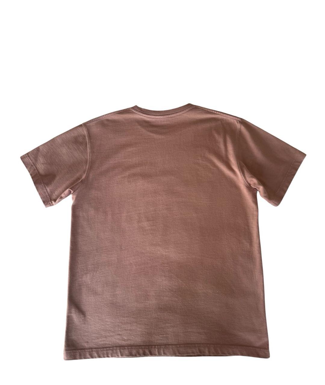 CHRISTIAN DIOR Коралловая хлопковая футболка, фото 2