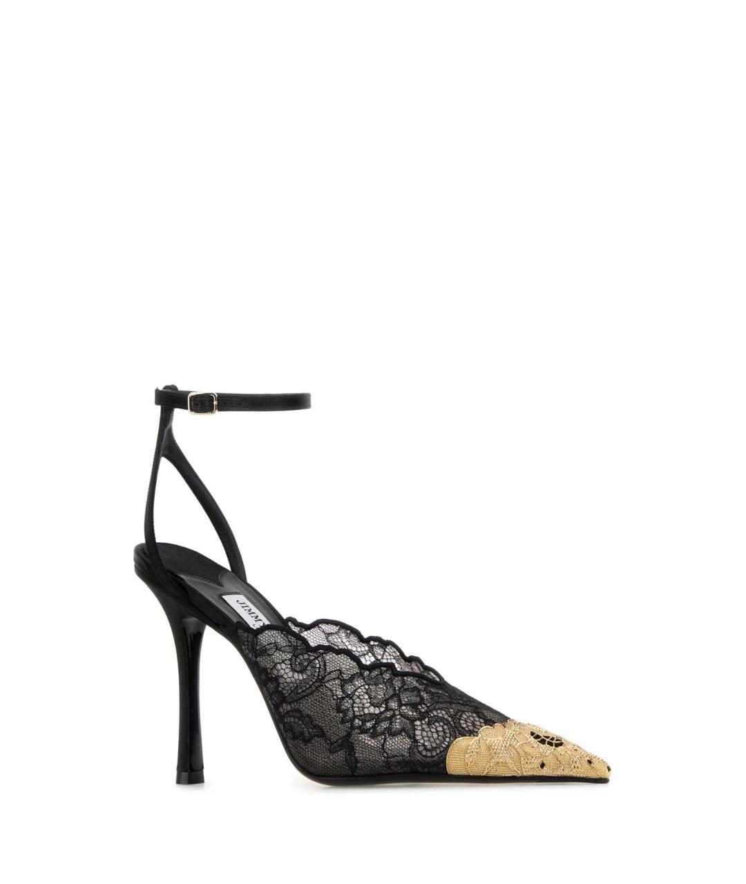 JIMMY CHOO Черные текстильные туфли, фото 2