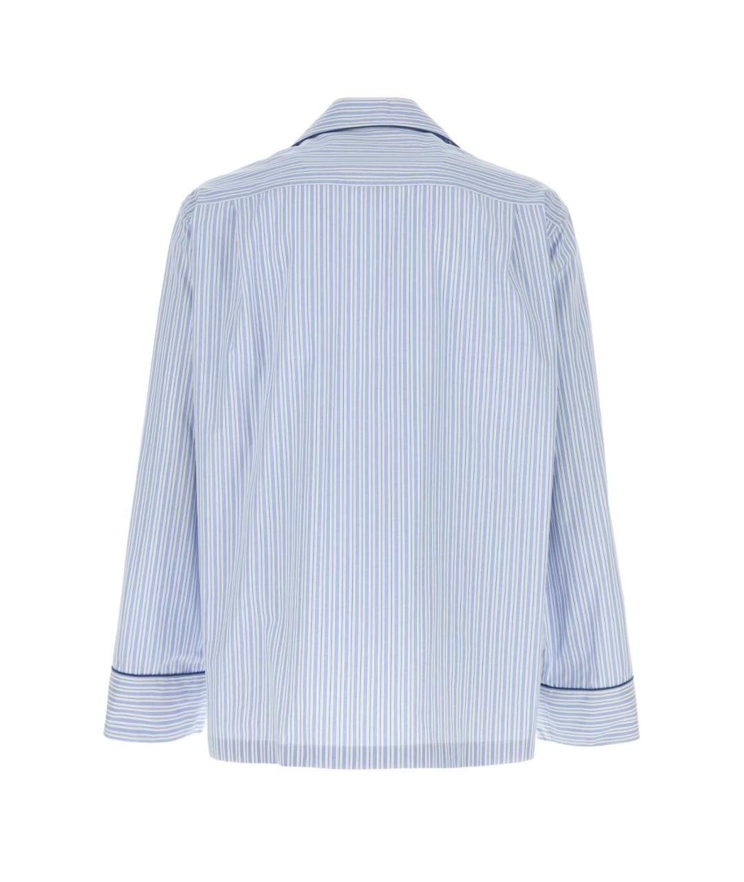 DOLCE&GABBANA Голубая хлопковая кэжуал рубашка, фото 2