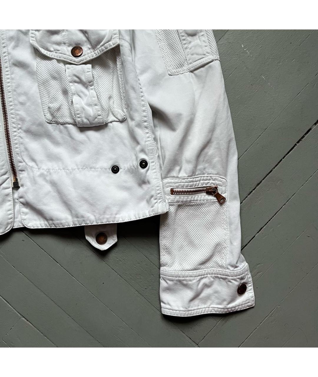 DOLCE&GABBANA Белая хлопковая куртка, фото 5