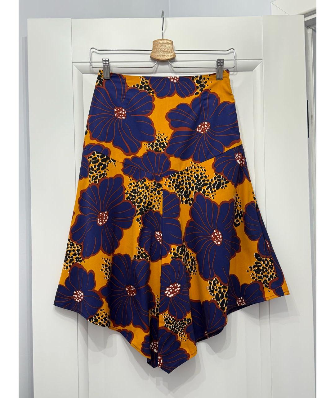 LIU JO Мульти хлопковая юбка миди, фото 8