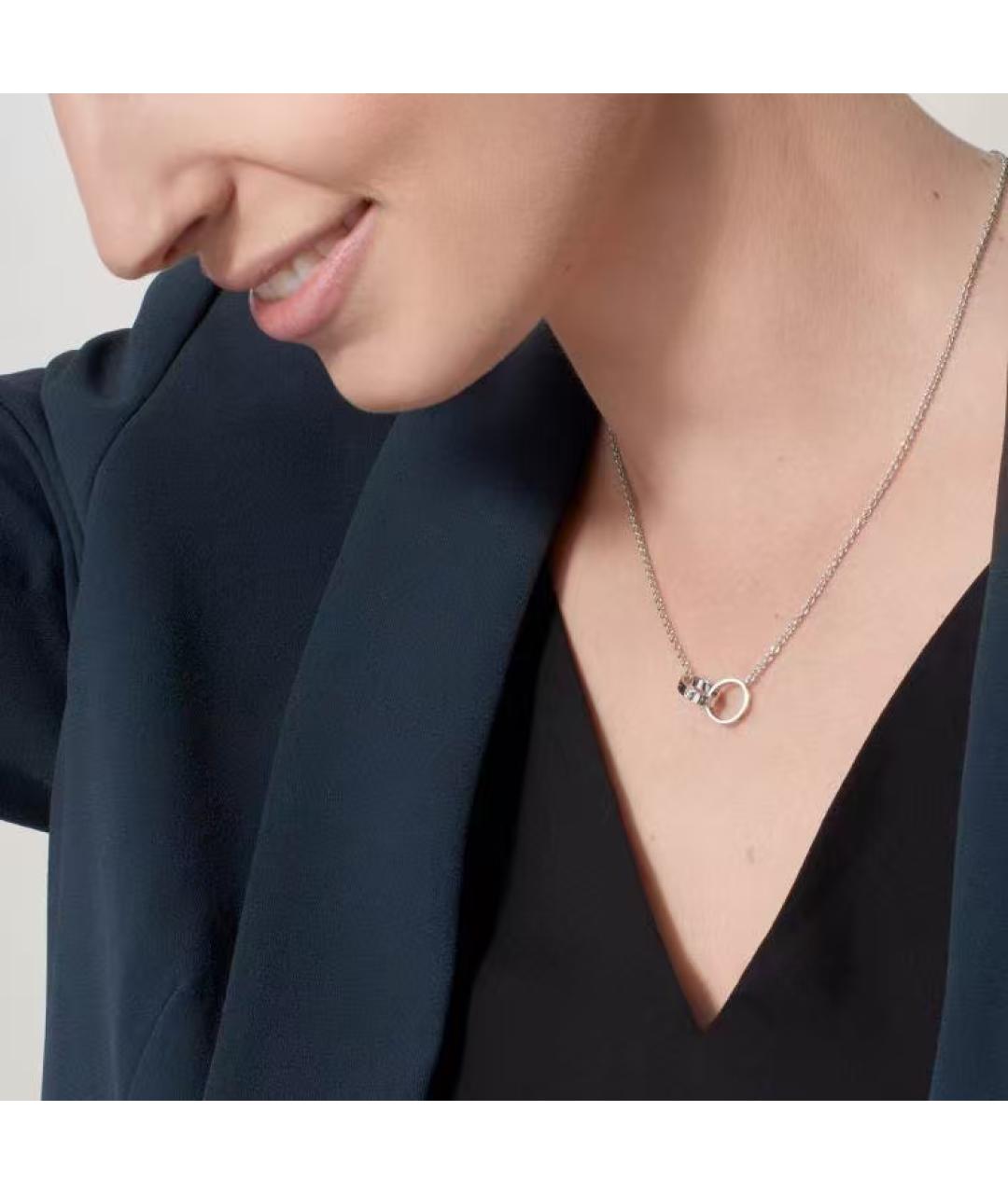 CARTIER Серебряное колье из белого золота, фото 2