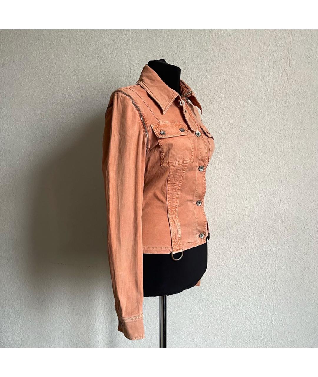 DOLCE&GABBANA Коралловая хлопковая куртка, фото 6