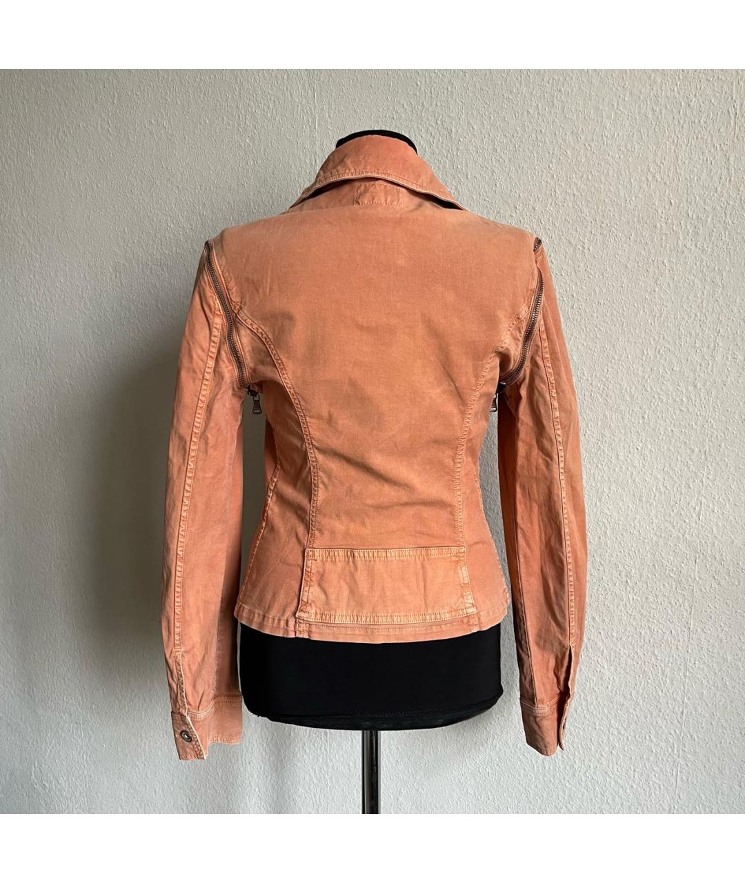 DOLCE&GABBANA Коралловая хлопковая куртка, фото 7