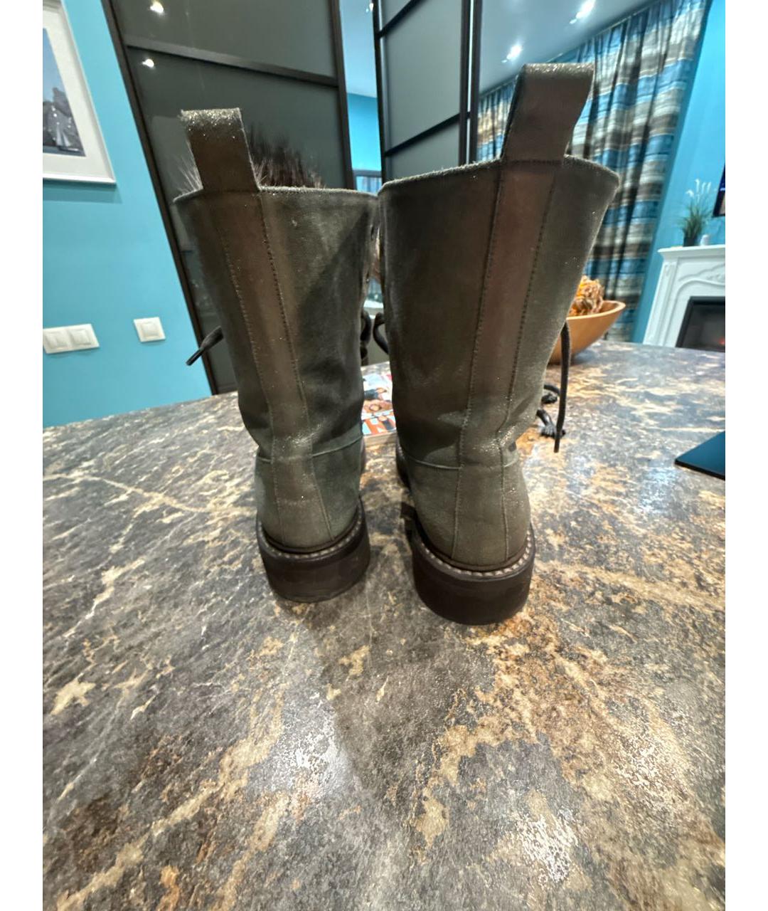 BRUNELLO CUCINELLI Кожаные ботинки, фото 4