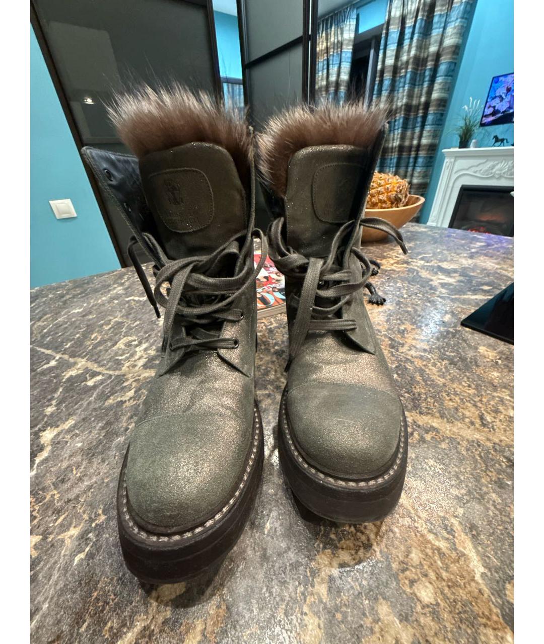 BRUNELLO CUCINELLI Кожаные ботинки, фото 2