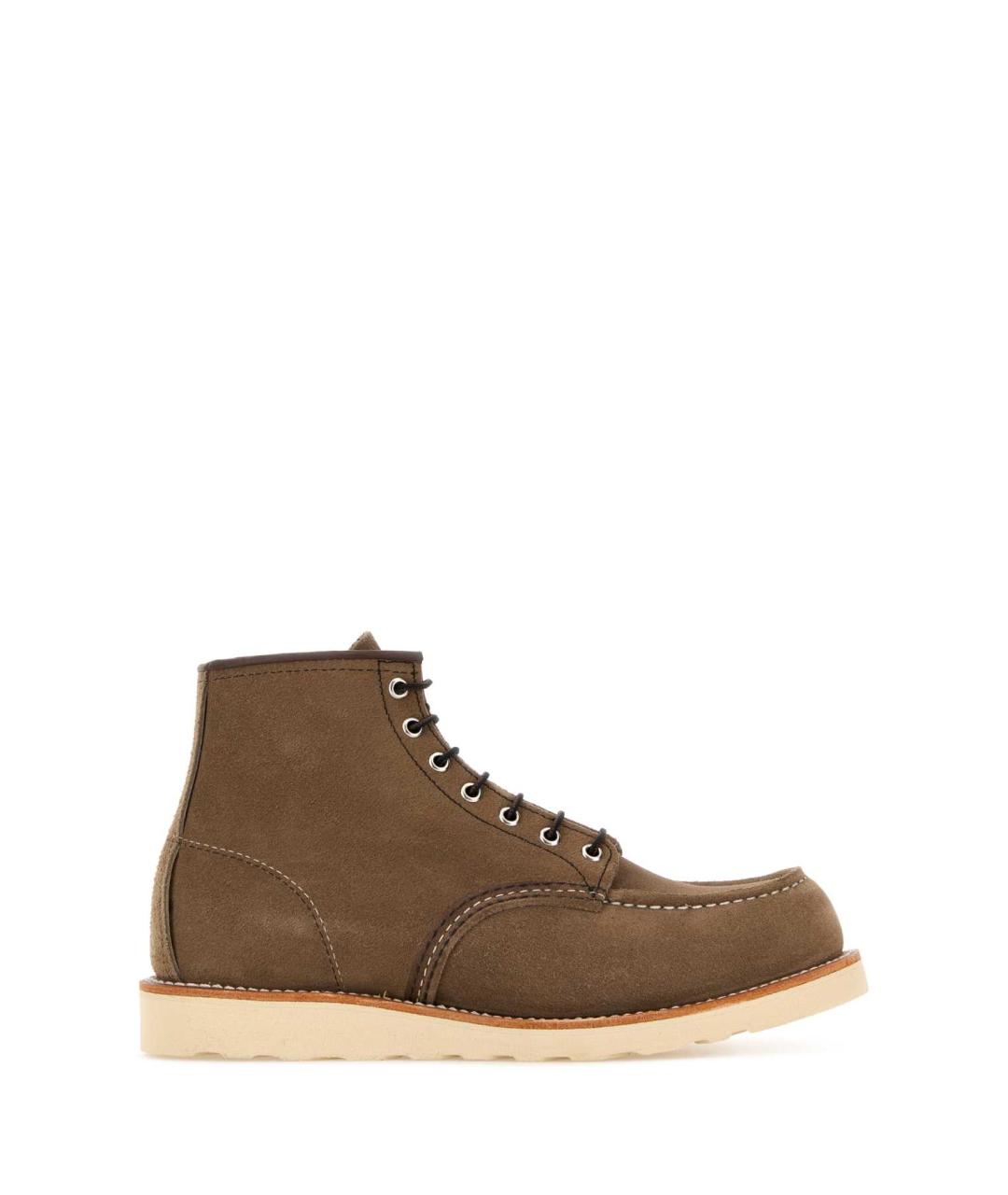 RED WING Коричневые кожаные высокие ботинки, фото 1