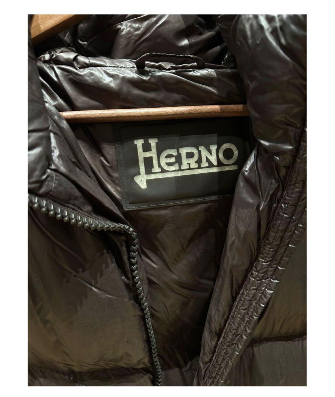 HERNO Коричневая куртка, фото 3